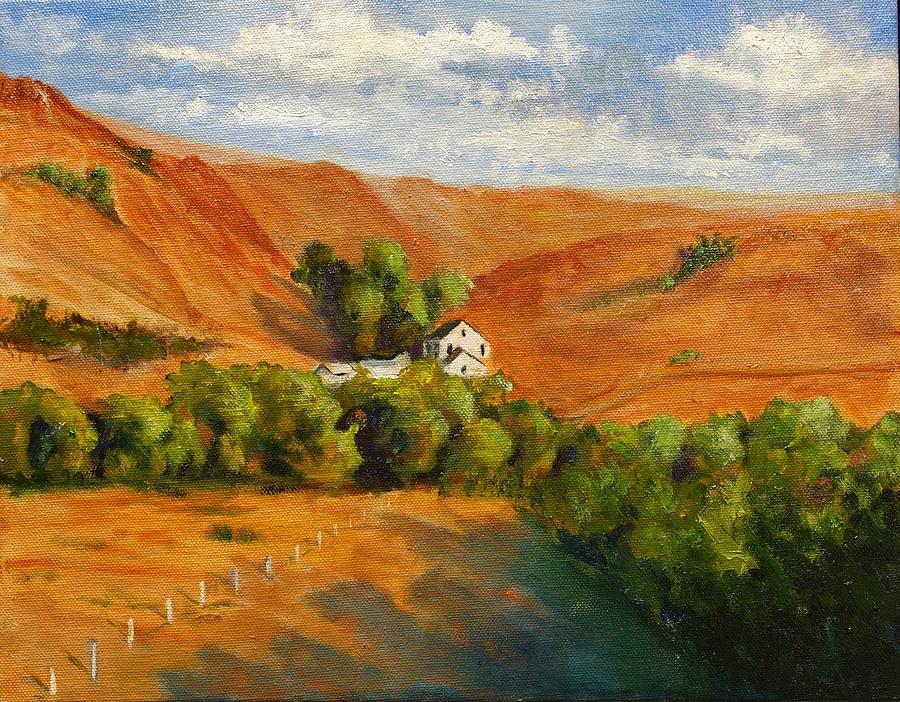 Molles Farm Painting by James Hey