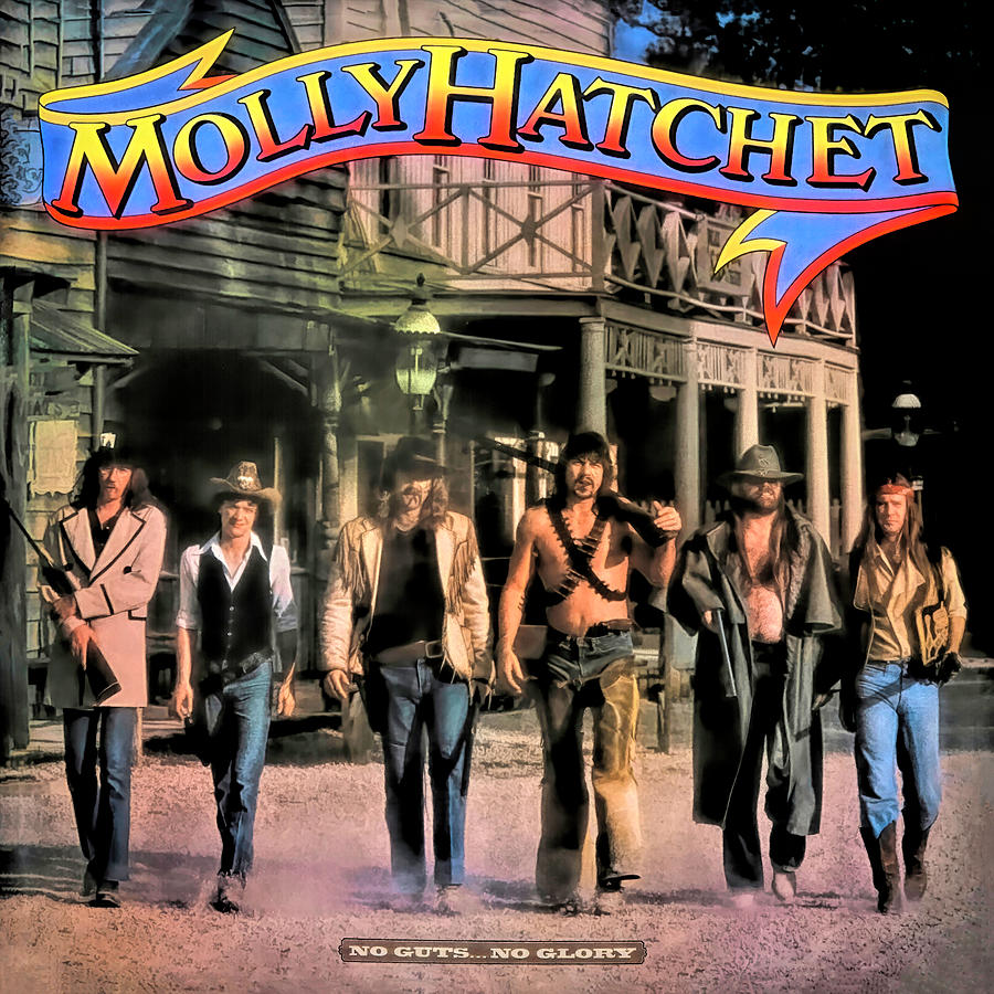 Molly Hatchet - No Guts No Glory Album Cover Photograph By Donna Kennedy