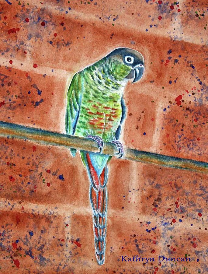 Mollybird Painting by Kathryn Duncan