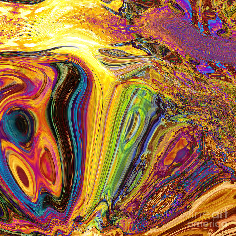 Molten Rainbow Digital Art by Scott S Baker