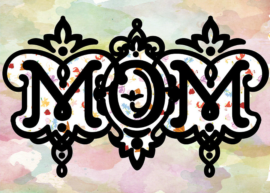 MOM Mixed Media by Moira Law