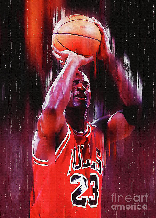 Moment Michael Jordan Digital Art by Gunawan RB