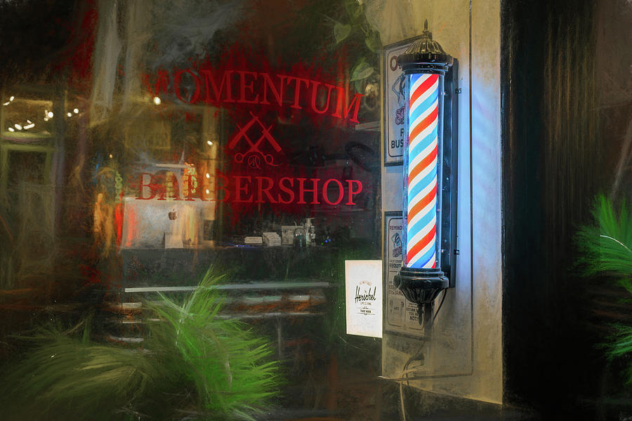 Momentum Barbershop Photograph by Sharon Popek