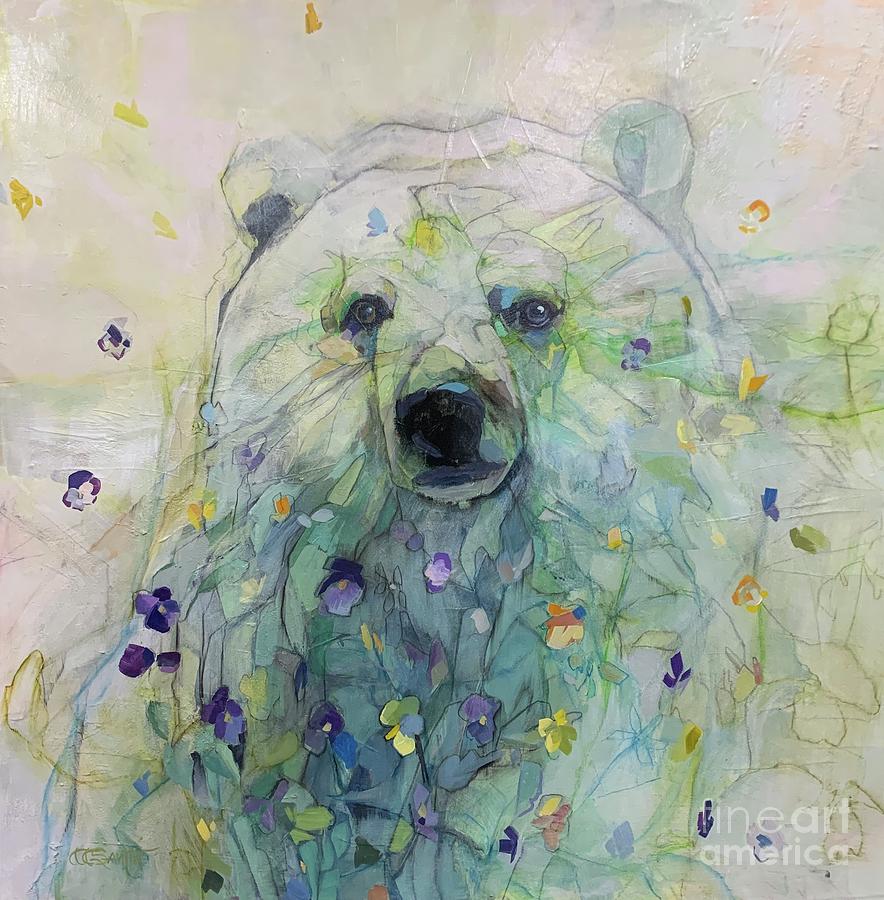 Momma Bear Painting by Kimberly Santini