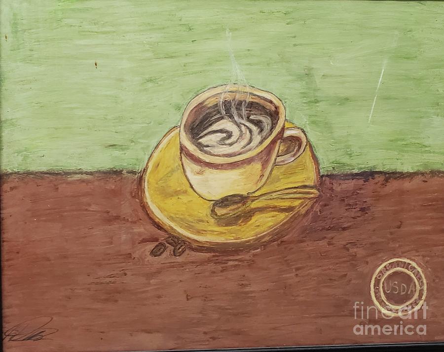 Coffee Pastel - Momma Latte by LeVetta Nealy-Davis