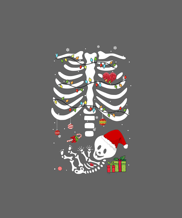 mom and baby skeleton shirt