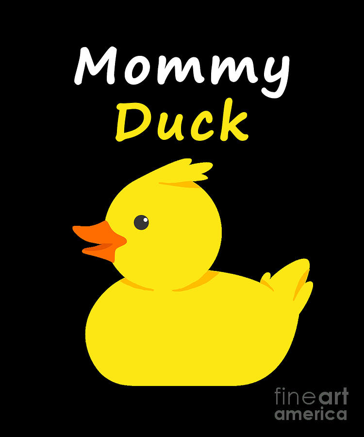 Mommy Duck Digital Art by EQ Designs - Fine Art America