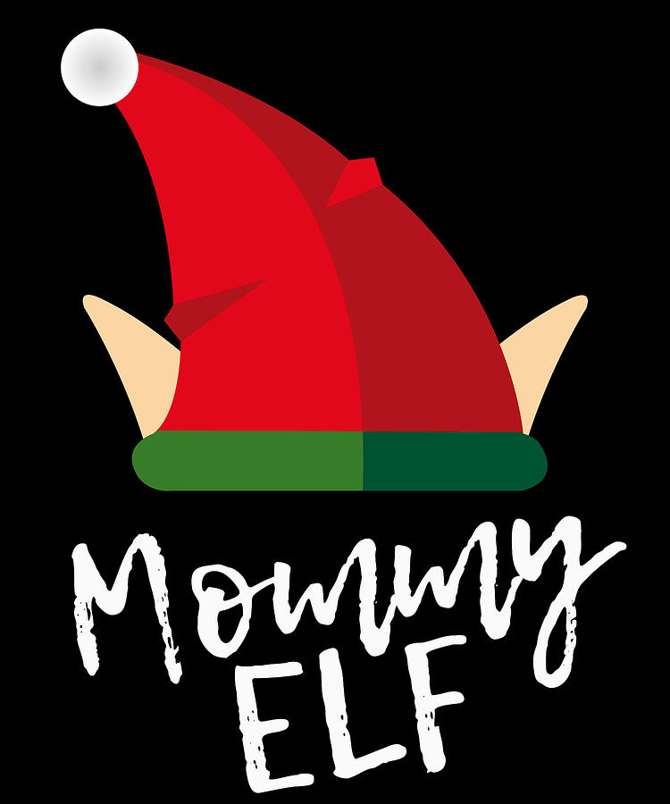 Mommy Elf Christmas Costume Digital Art by Flippin Sweet Gear