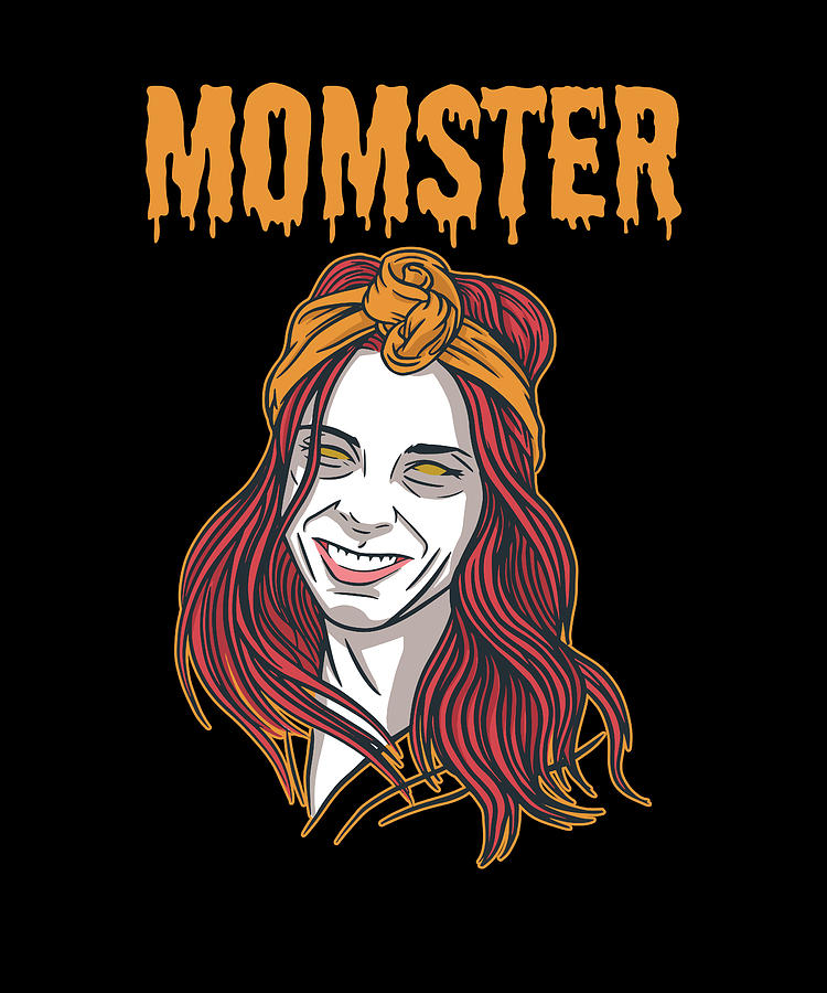 Momster Witch Mom Halloween Costume Mommy Monster Digital Art by ...