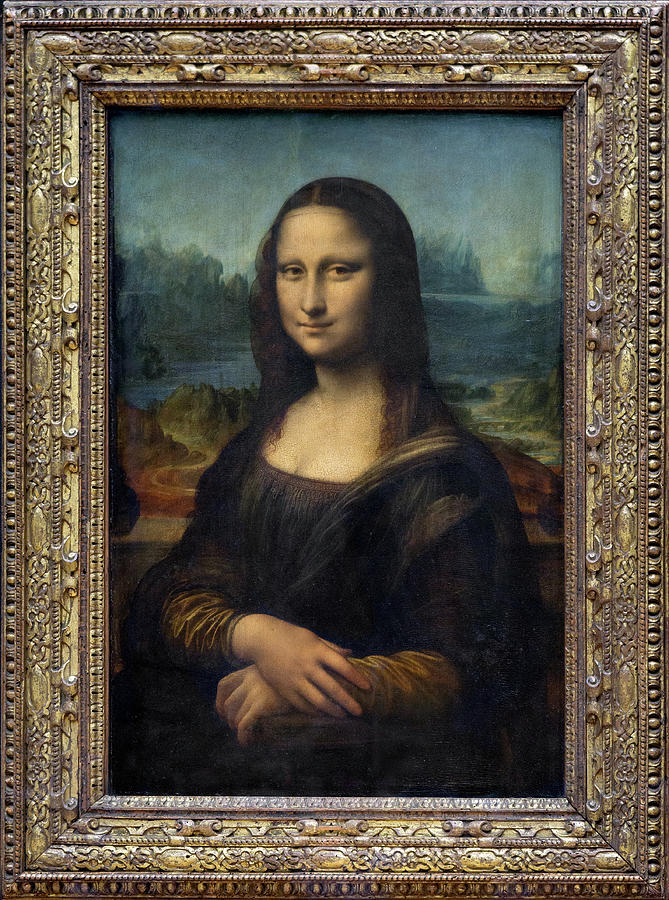 Mona Lisa Framed Photograph by Weston Westmoreland