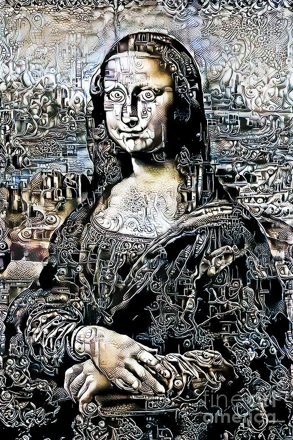 Mona Lisa in Surreal Expressionist Dream 20200519b Photograph by Wingsdomain Art and Photography