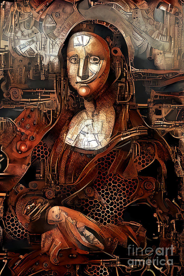 Mona Lisa in The Machine 20210213 Photograph by Wingsdomain Art and Photography