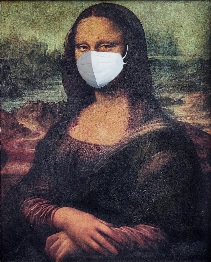 Leonardo Da Vincis Mona Lisa Pintura Con Máscara Para Protegerse Del  Coronavirus Covid19 Fotografía editorial - Ilustración de proteja, humano:  175955877