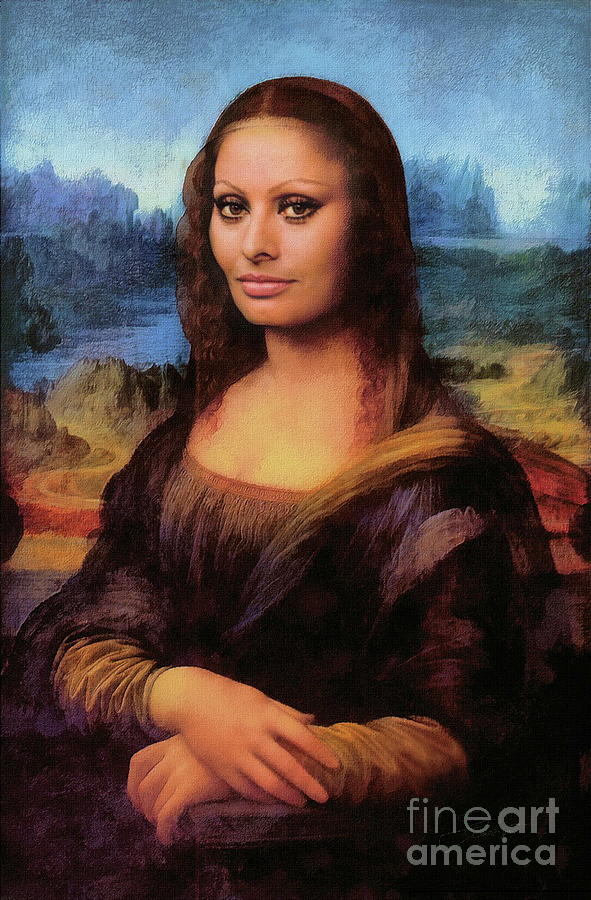 Mona-Sophia Digital Art by Jerzy Czyz
