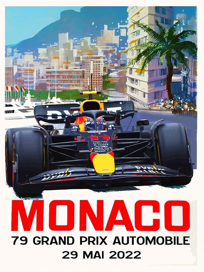Monaco GP 2022 Sergio Perez Digital Art by Alexandra Gibell - Fine Art ...