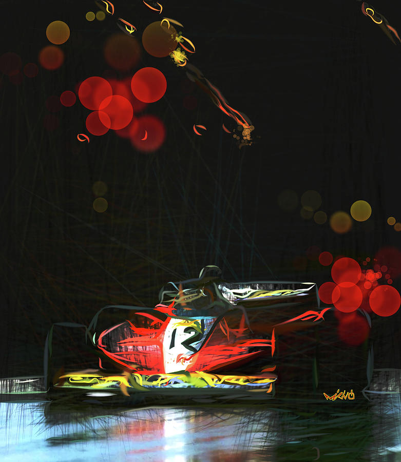 Monaco MVO Painting by Tano V-Dodici ArtAutomobile