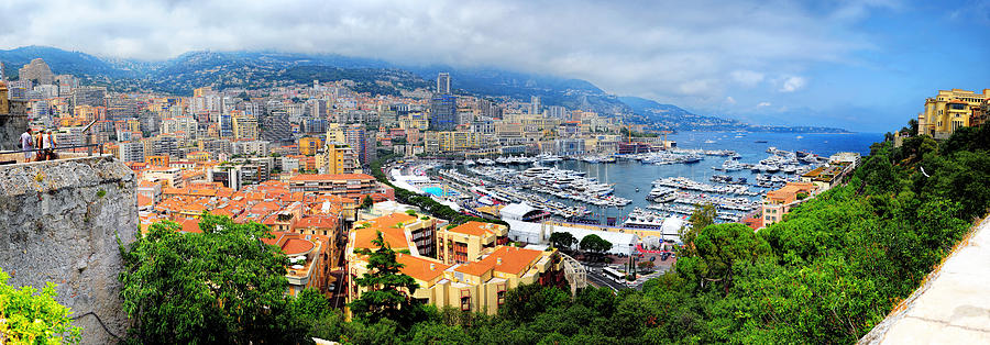 Monaco Panorama Photograph by Smithlandia Media