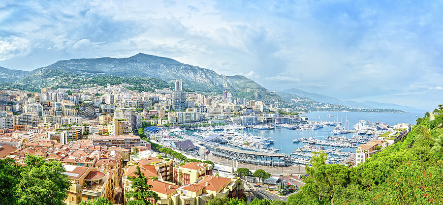 Monaco panoramic cityscape Photograph by Stefano Orazzini