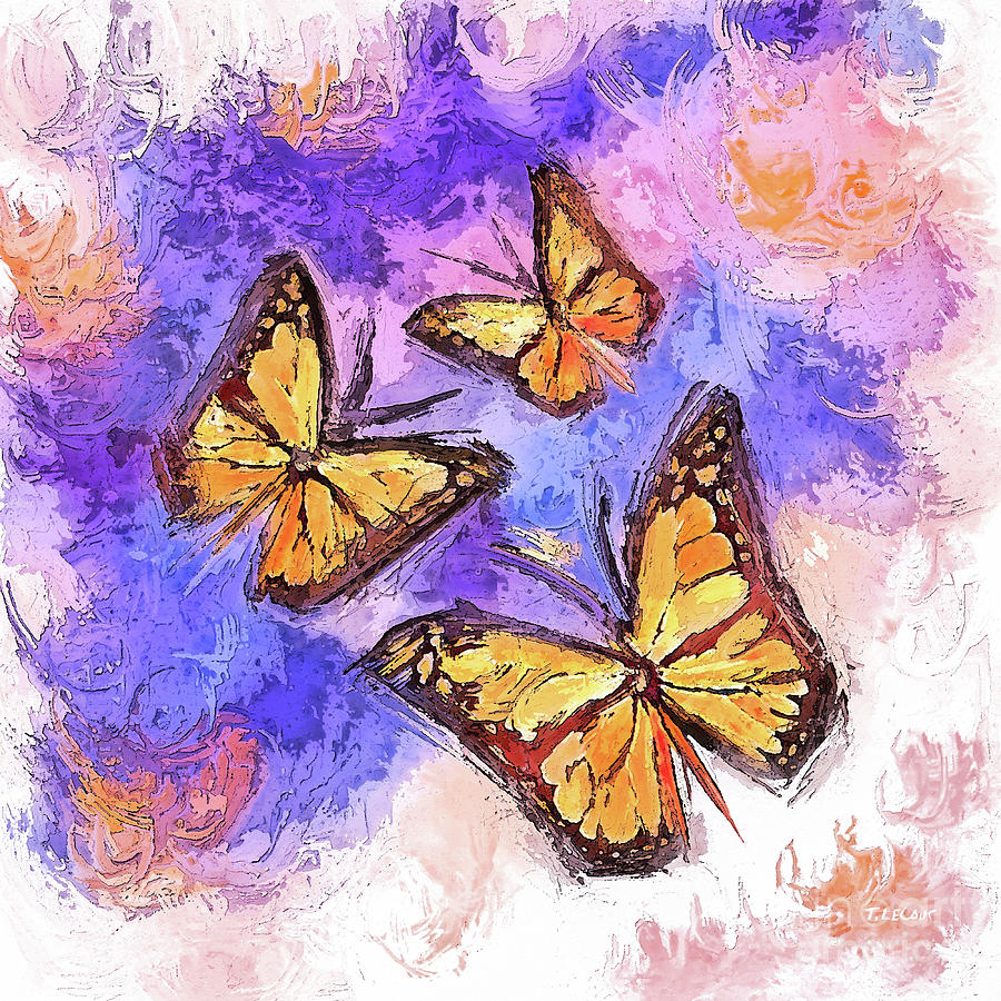 Monarch Abstract Painting