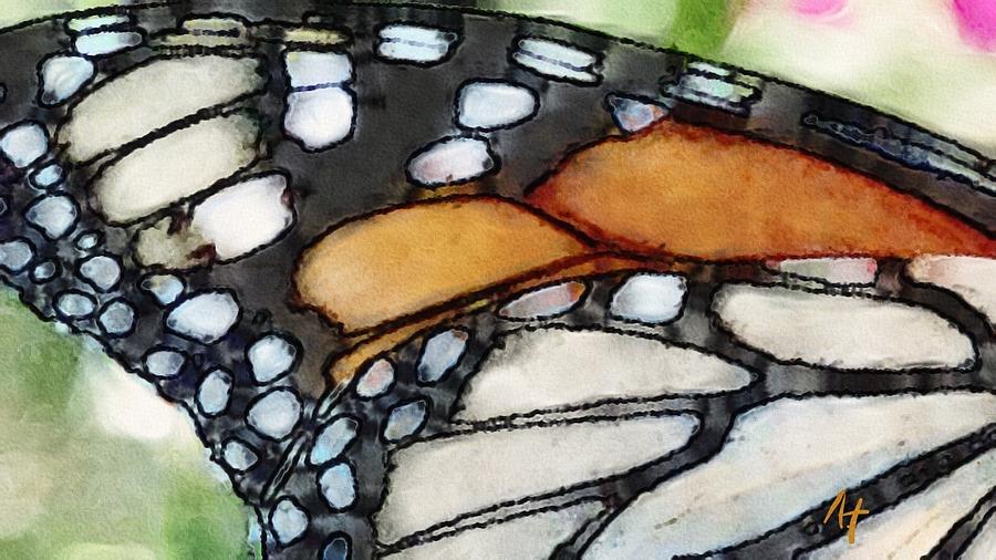 Monarch Butterfly Wing Detail Painting by AList Art Gallery Monarch Butterfly Wing Detail Painting by AList Art Gallery