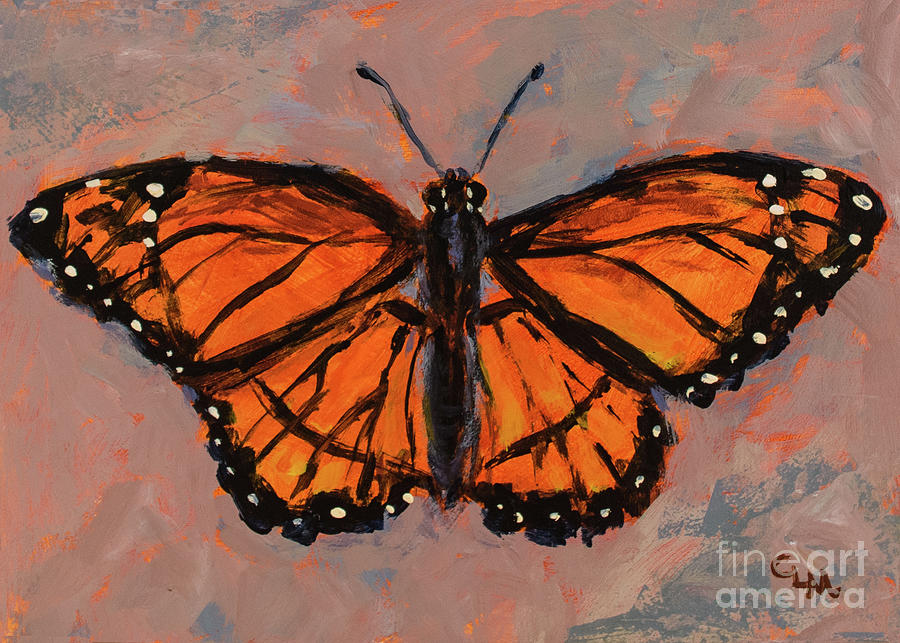 Monarch Painting by Cheryl McClure