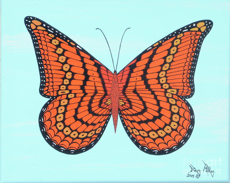 Monarch Painting by Doug Miller