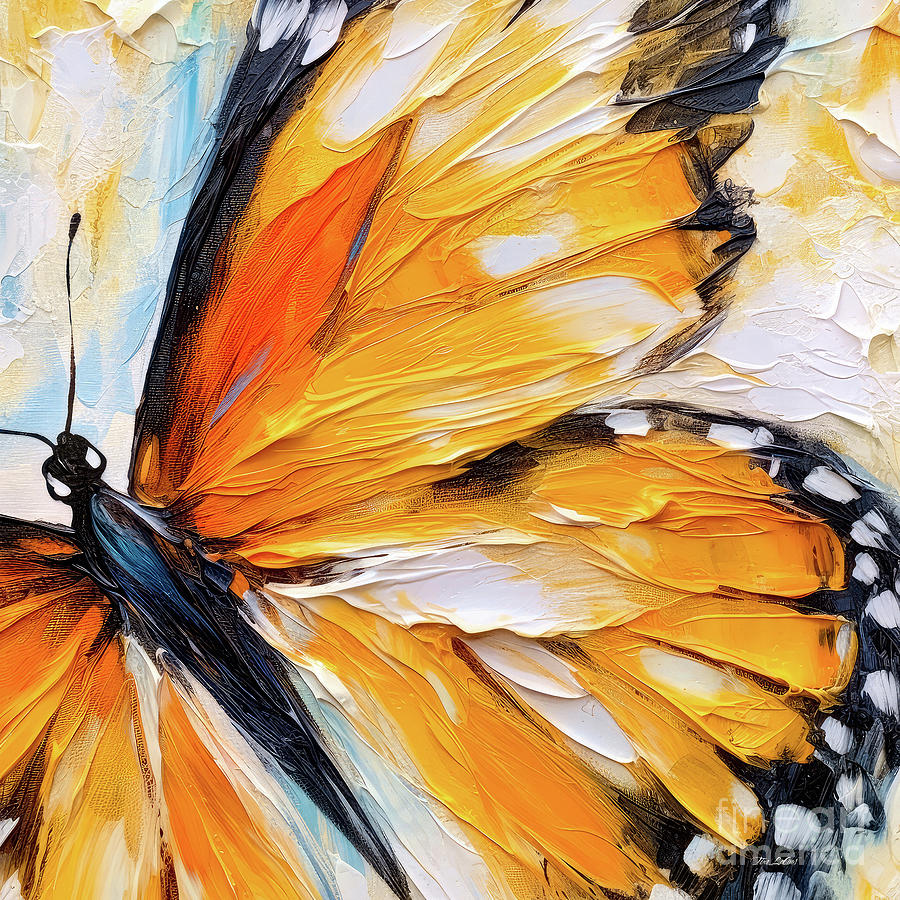 Monarch Wings Painting