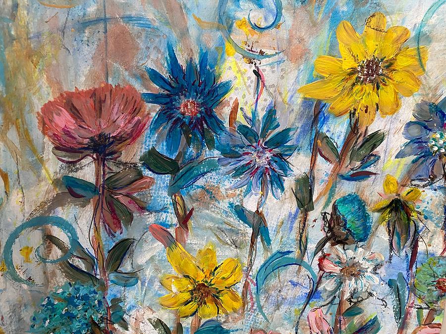 Monarchy Of Flowers Mixed Media By Mary Massetti - Fine Art America