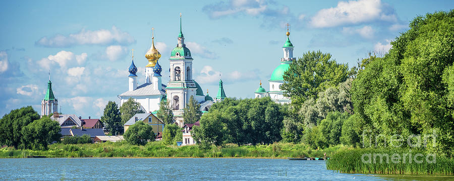 Monastery in Rostov, Russia Photograph by Delphimages Photo Creations