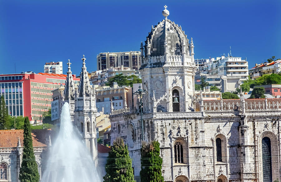 Monastery Saint Jerome Mosteiro dos Jeronnimos Belem Lisbon Port ...