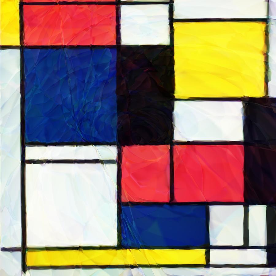 Mondrian Evolution 400000 Digital Art by Albert De Roos - Fine Art America