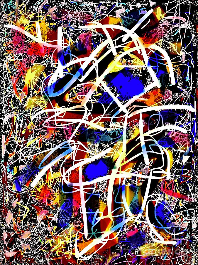 Mondrian Graffiti Digital Art by Harry Brown - Fine Art America