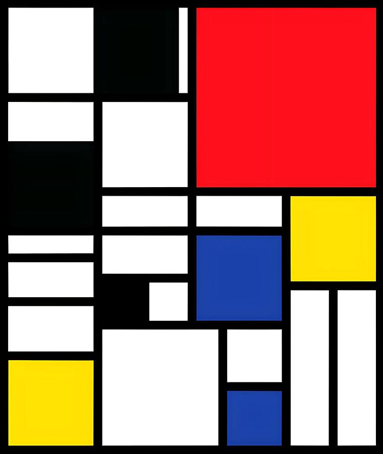 Mondrian Inspired Painting by De Stijl - Fine Art America