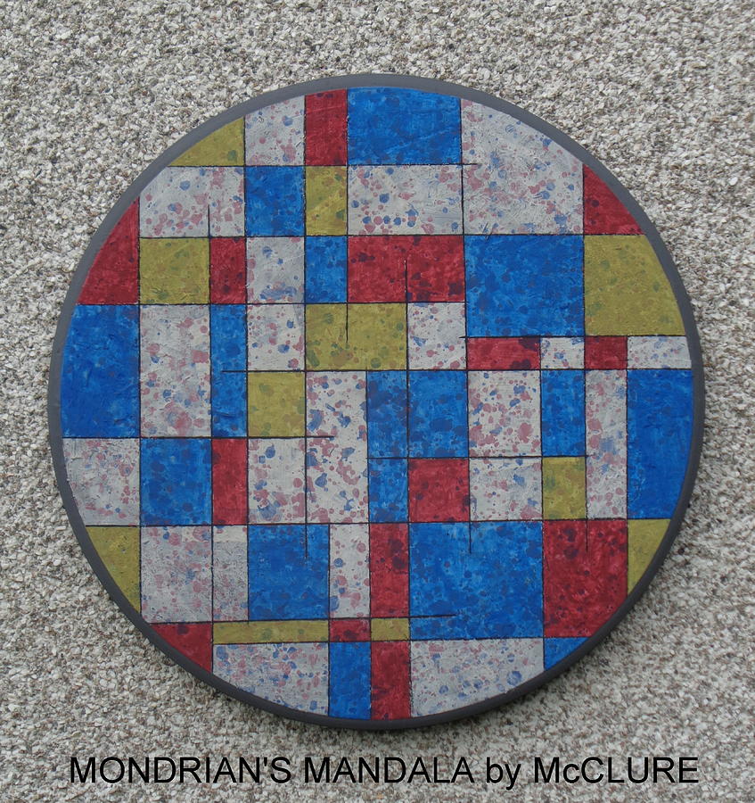 Mondrian Mandala. 20-20 Painting