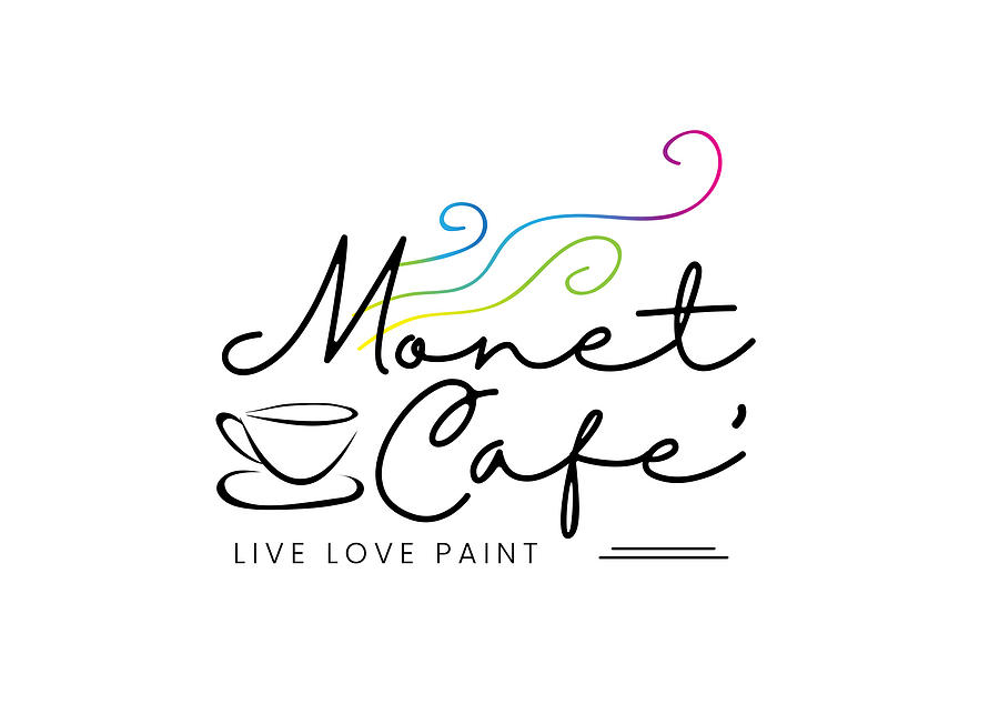 Monet Cafe Logo Digital Art by Susan Jenkins