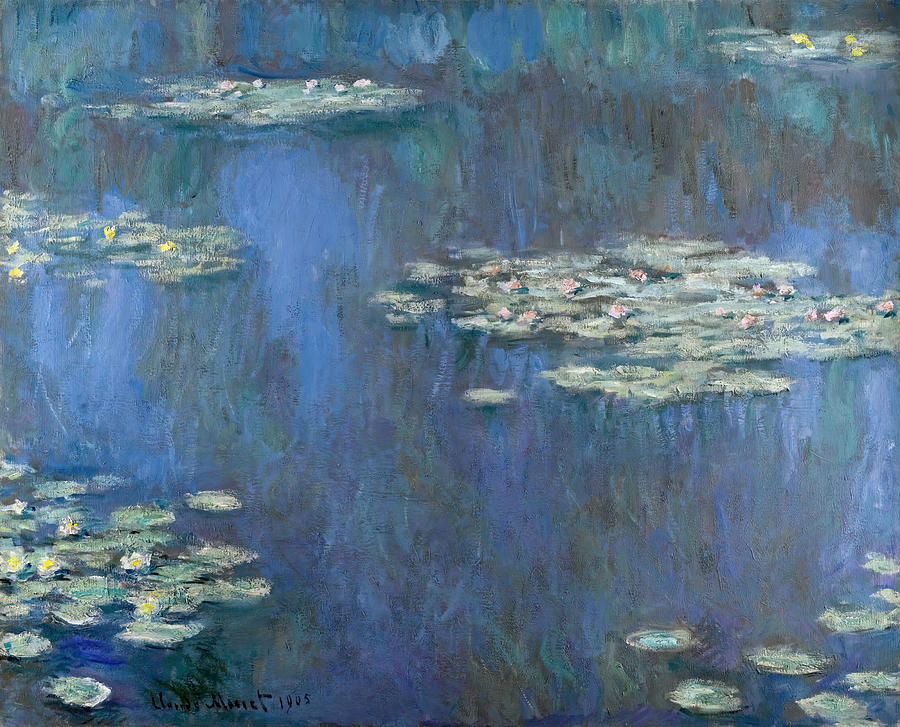Claude Monet Painting - Monet- Nympheas W1679 by Claude Monet