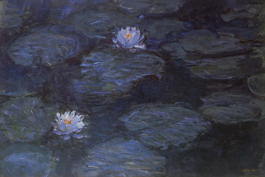 Claude Monet Painting - Monet- Water lilies 1868 by Claude Monet