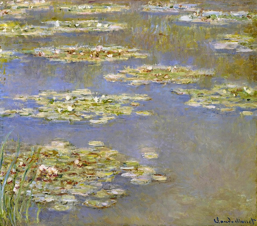 Claude Monet Painting - Monet- Water Lilies, 1905 by Claude Monet