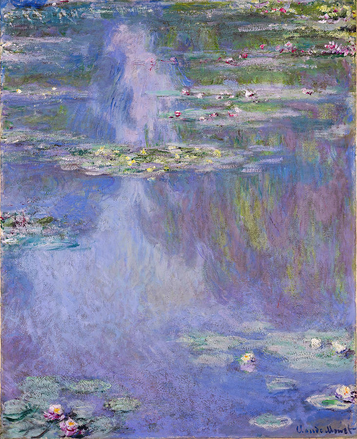 Claude Monet Painting - Monet- Water Lilies W1707 by Claude Monet