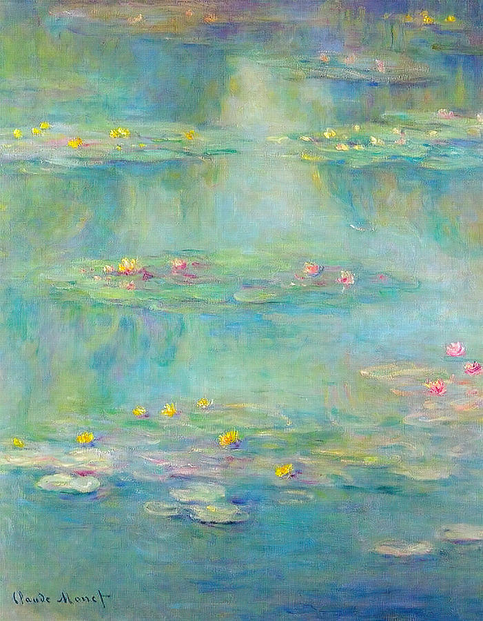 Monet- Water Lilies W1726 Painting by Claude Monet - Fine Art America