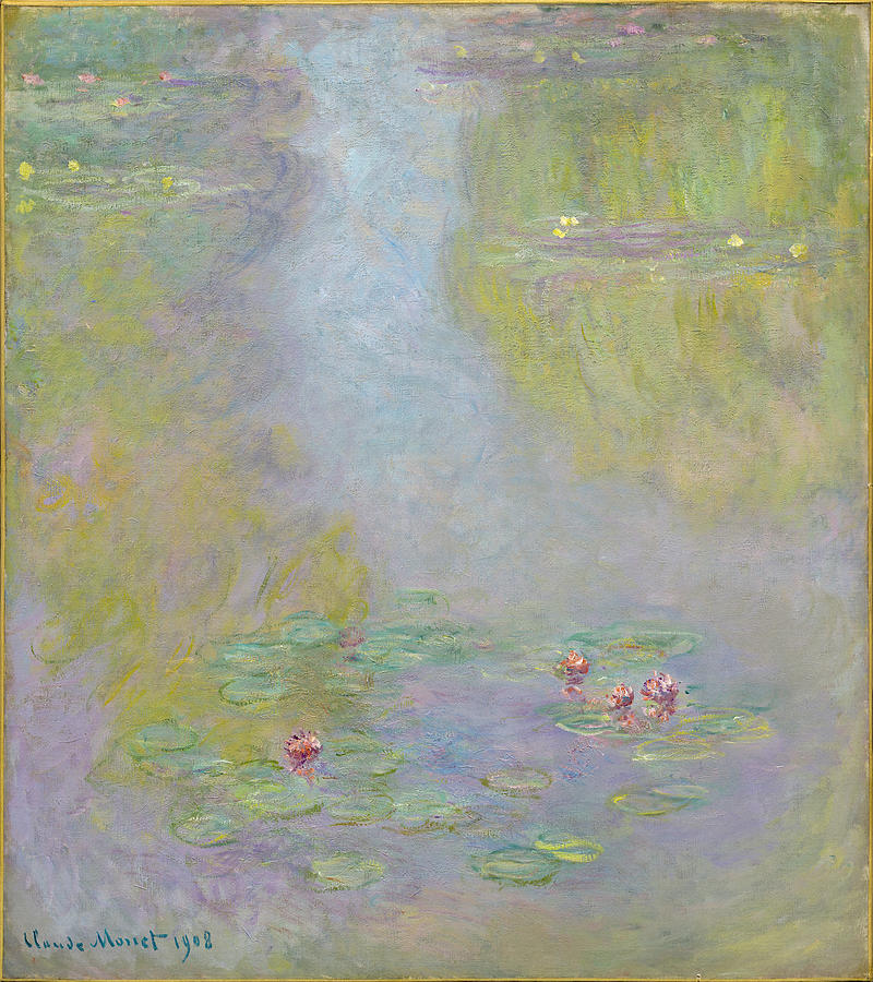 Claude Monet Painting - Monet- Water Lilies W1731 by Claude Monet
