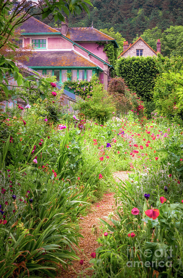 Monet's Cottage Garden In Giverny Photograph by Liesl Walsh | Fine Art ...