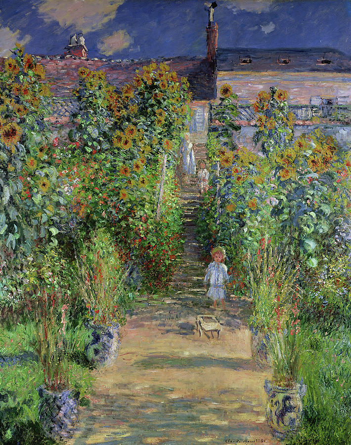 Monets Garden At V Digital Art
