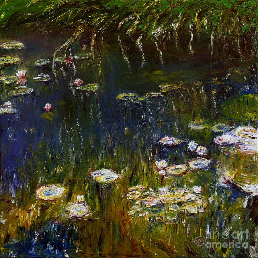 Monet's Water Lilies Painting By Anupama Arora Mallik 