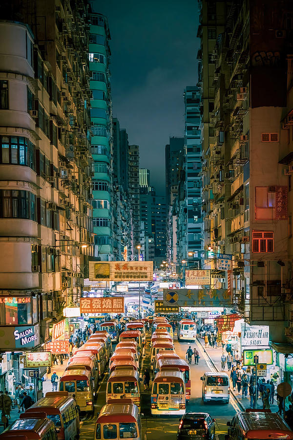 Mong Kok Hong Kong Poster trending Painting by Neil Bruce | Fine Art
