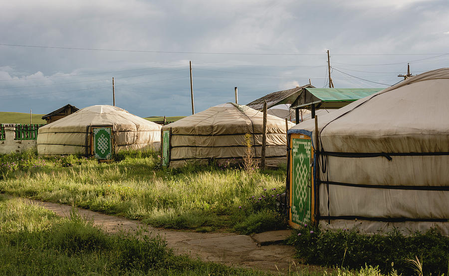 Mongolian Yurts Photograph by Martin Vorel Minimalist Photography