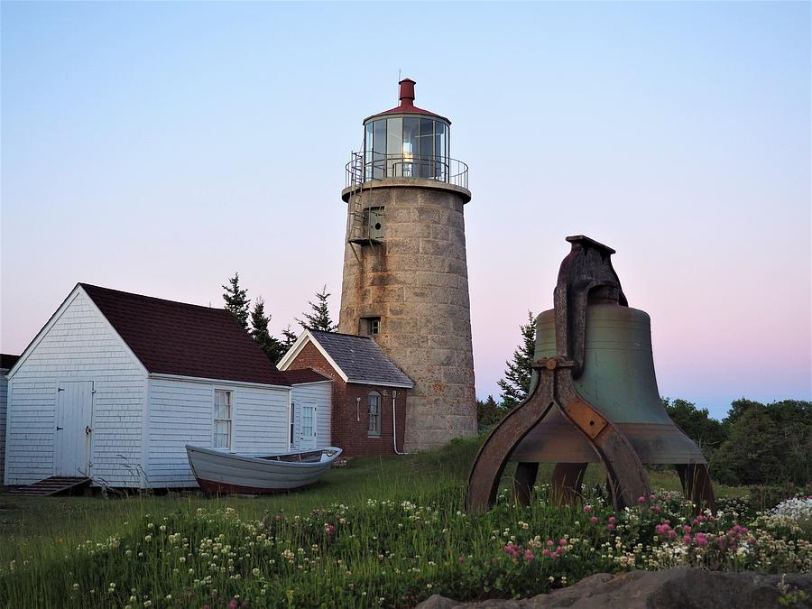 Monhegan Island Lighthouse Photograph by Jewels Hamrick