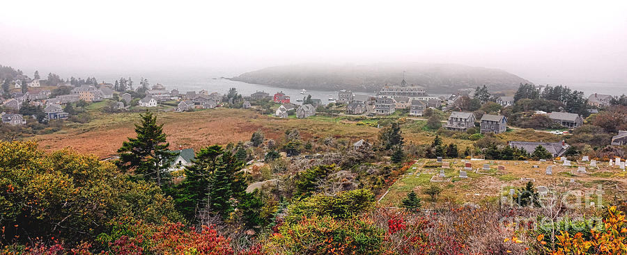 Monhegan Island Panorama Photograph by Olivier Le Queinec