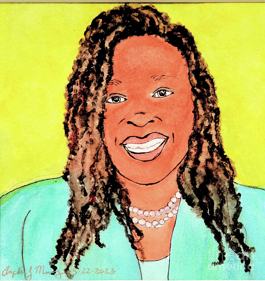 Monique Painting by Angela J Murray Monique Painting by Angela J Murray