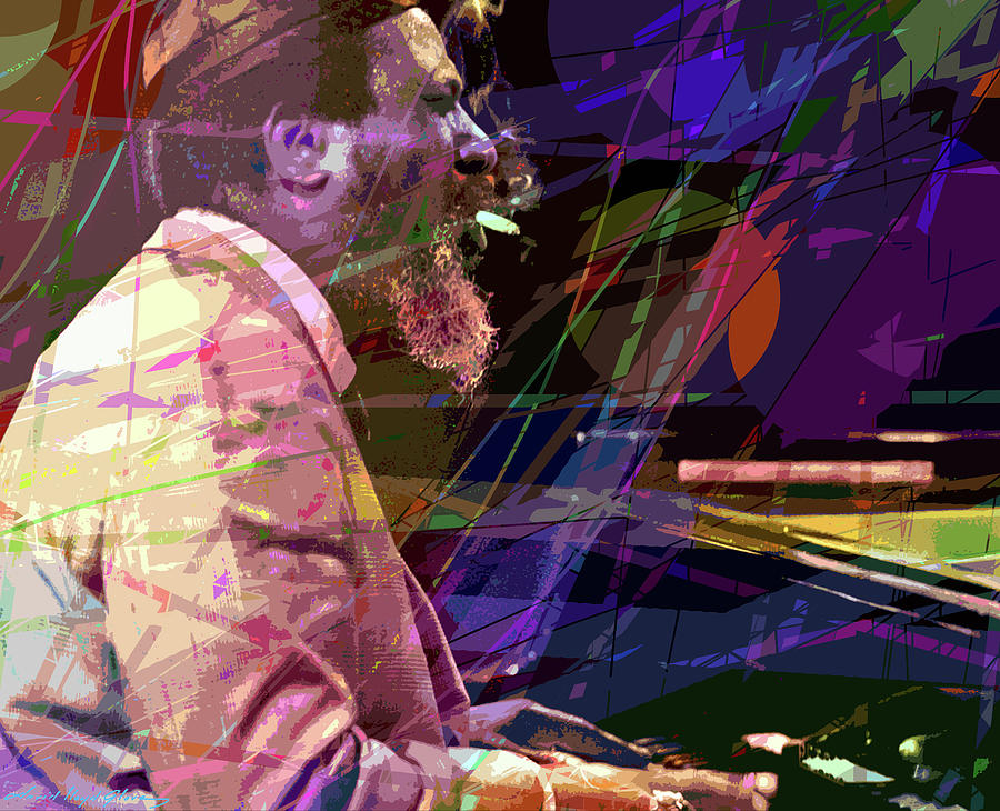 Thelonius Monk Painting - Monk by David Lloyd Glover